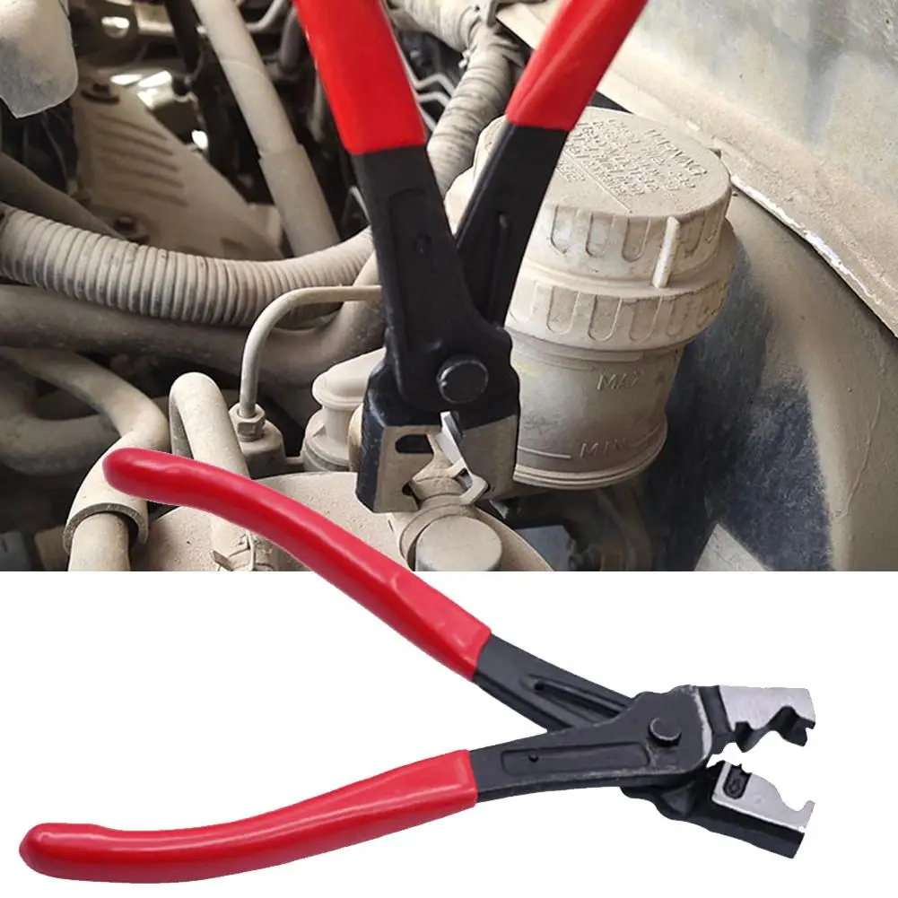 Hose Clamp Pliers Clic-R Type Auto Hose Clamp Hand-held Oil Pipe Flat Band Ring Pliers Auto Water Pipe Removal Tool