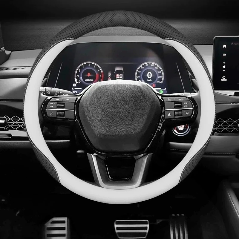 Slim Breathable Steering Wheel Cover Grip Cover For Honda CR-V/Breeze/Accord/Civic/Inspire/Integra/Odyssey/HR V/Fit/Jazz Tools