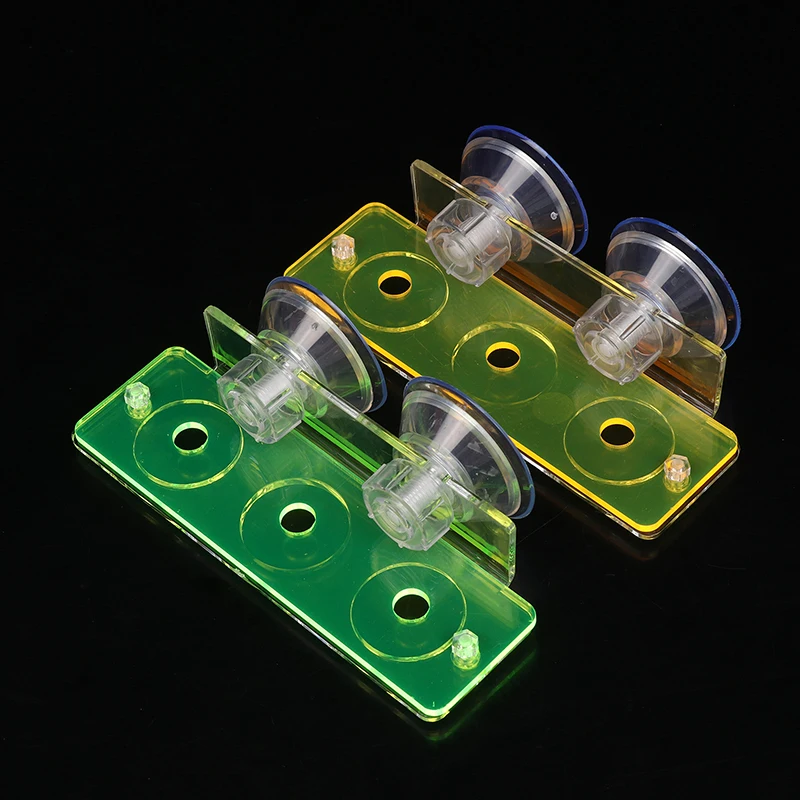 1Pc Fish Tank Coral Rack Fluorescent Coral Frag Clip With Suction Cup Marine Acrylic Coral Frag Holder Aquarium Accessories