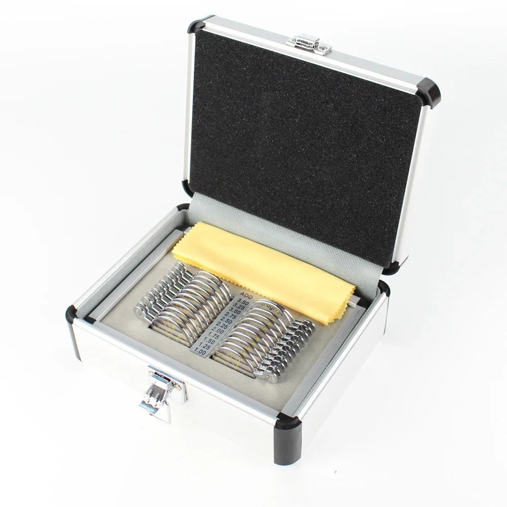

Progressive Trial Lens Set Ophthalmic Instrument 22 Pieces Aluminum Storage Case