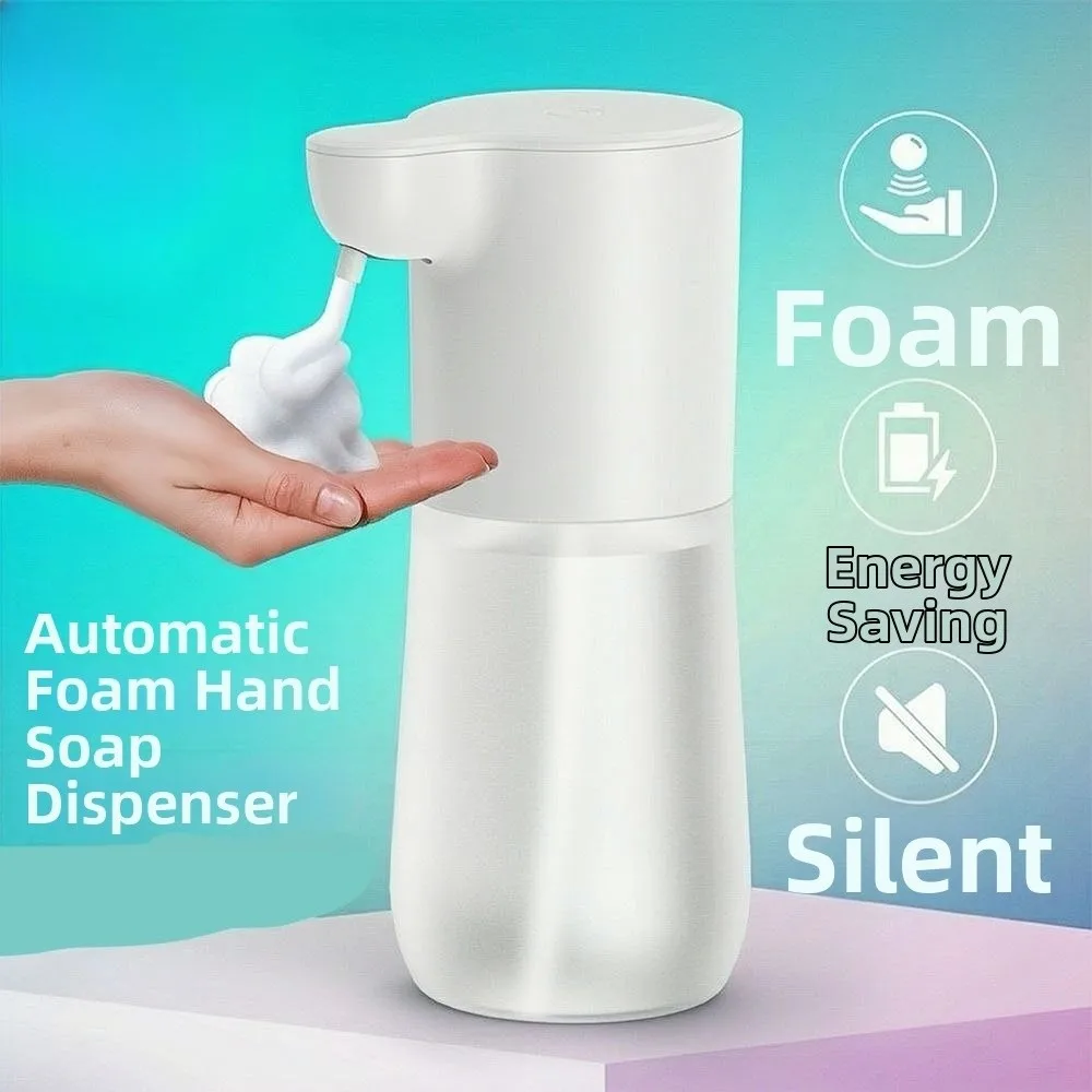 650ML Automatic Induction Hand Washer Adjustable Dispensing USB Charging Foaming Soap Dispenser Touchless Foam /Gel Technology