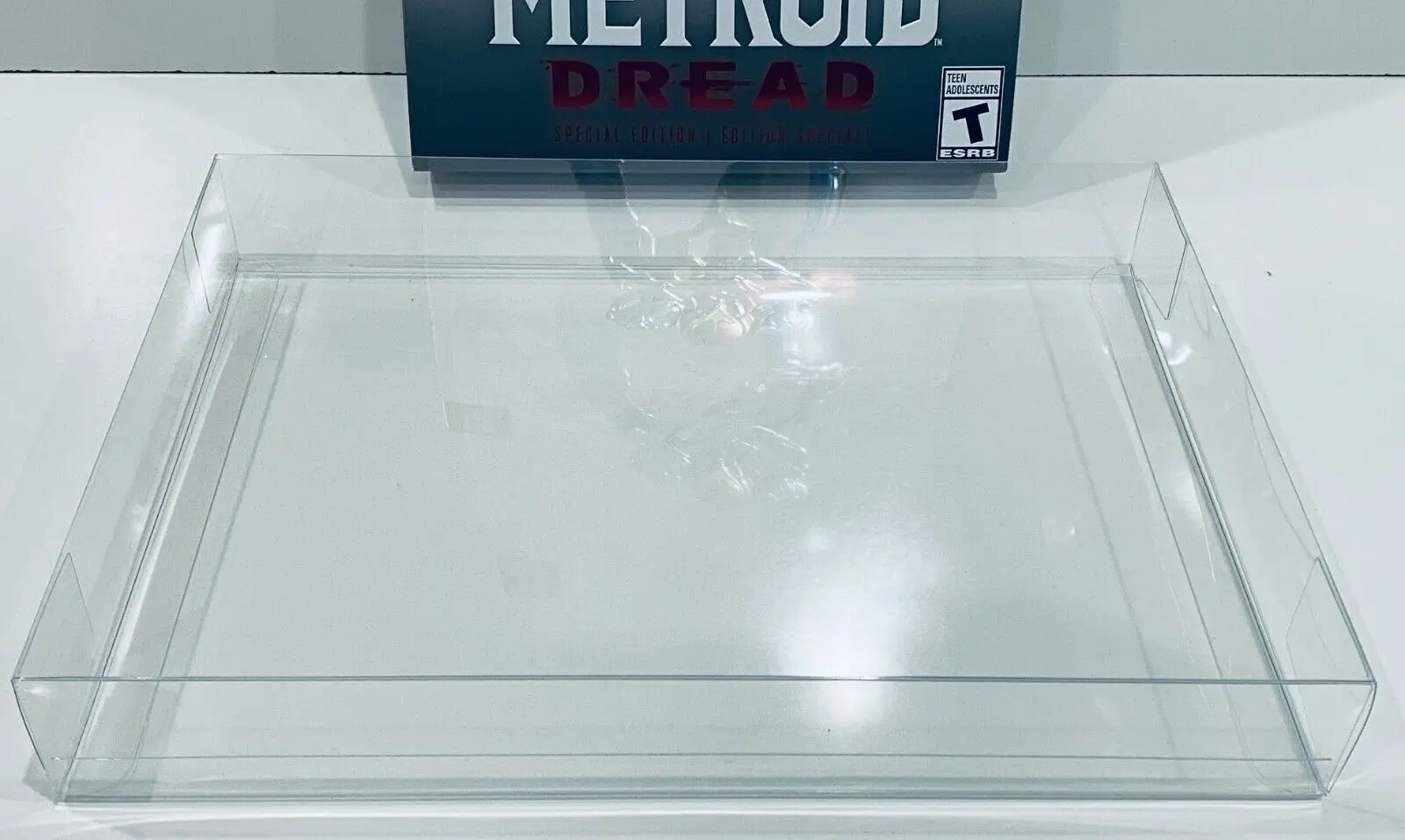 1 Box Protector for the Metroid Dread Special Edition JP Or  EU Nintendo Switch  Clear Display Case Collect Box