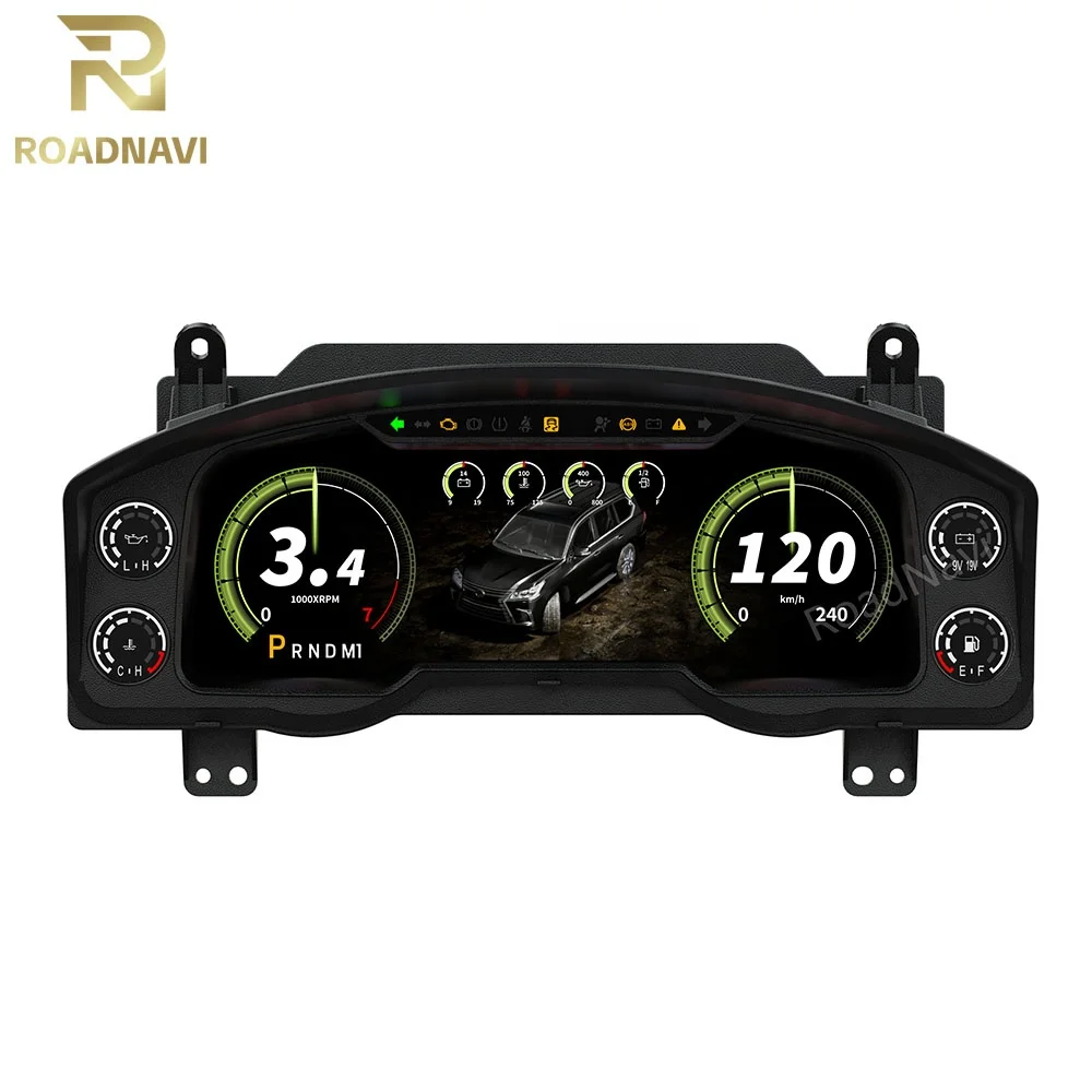 

12.3 Inch Car Digital Cluster For Lexus LX570 2008+2015 Auto Speedometer LCD Dashboard Virtual Cockpit