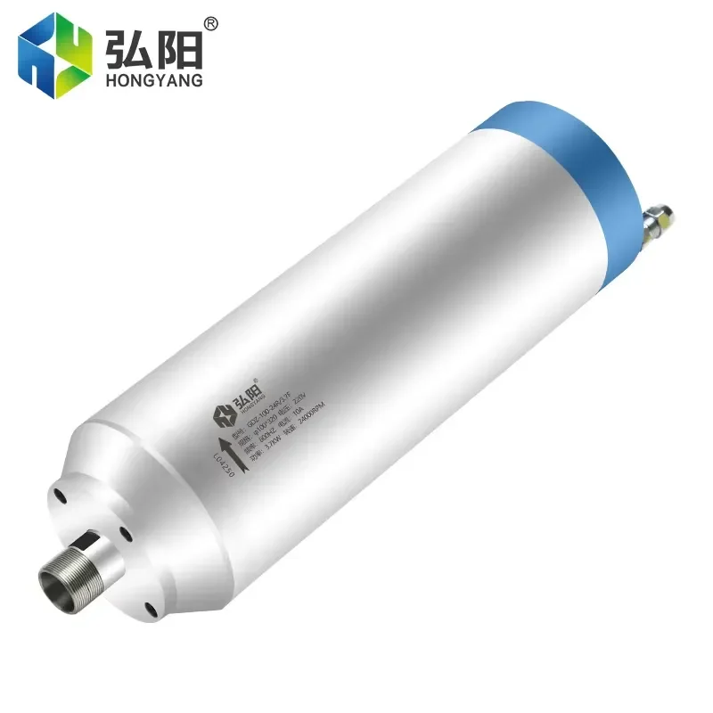 2026 HYCNC GDZ-100-24R/3.7F Spindle 3.7KW 24000RPM Power Component of Engraving & Processing Equipment