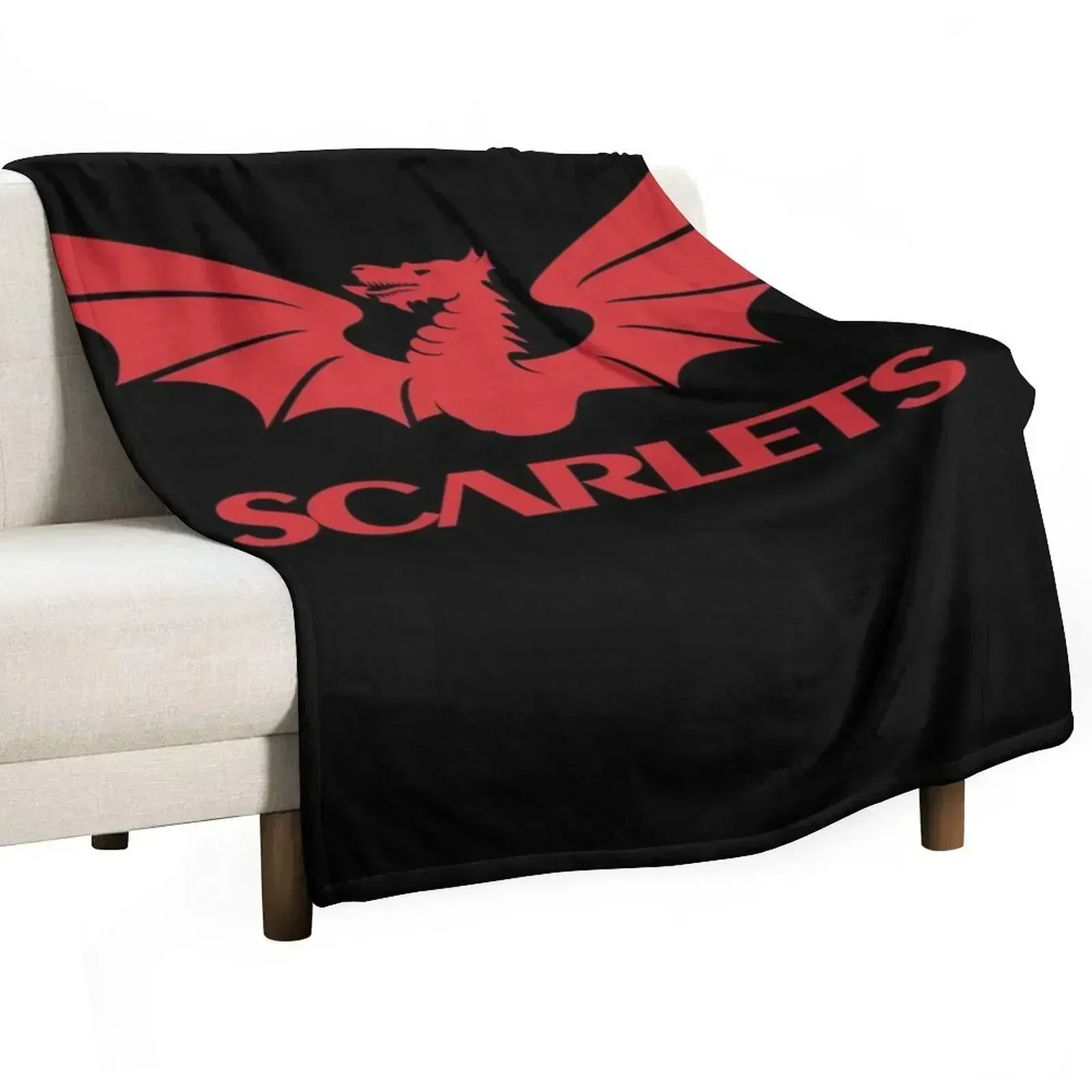 scarlets rugby Throw Blanket christmas decoration Weighted Blankets For Bed Extra Large Throw Quilt Plaid Blankets