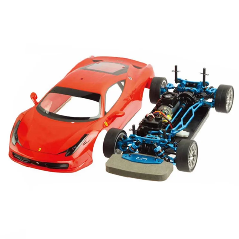 DELAM-2 Set Kit di accessori per la modifica del metallo Bracci di sospensione Knuckle dello sterzo per Tamiya TT02 TT-02 1/10 RC Auto Parti di aggiornamento