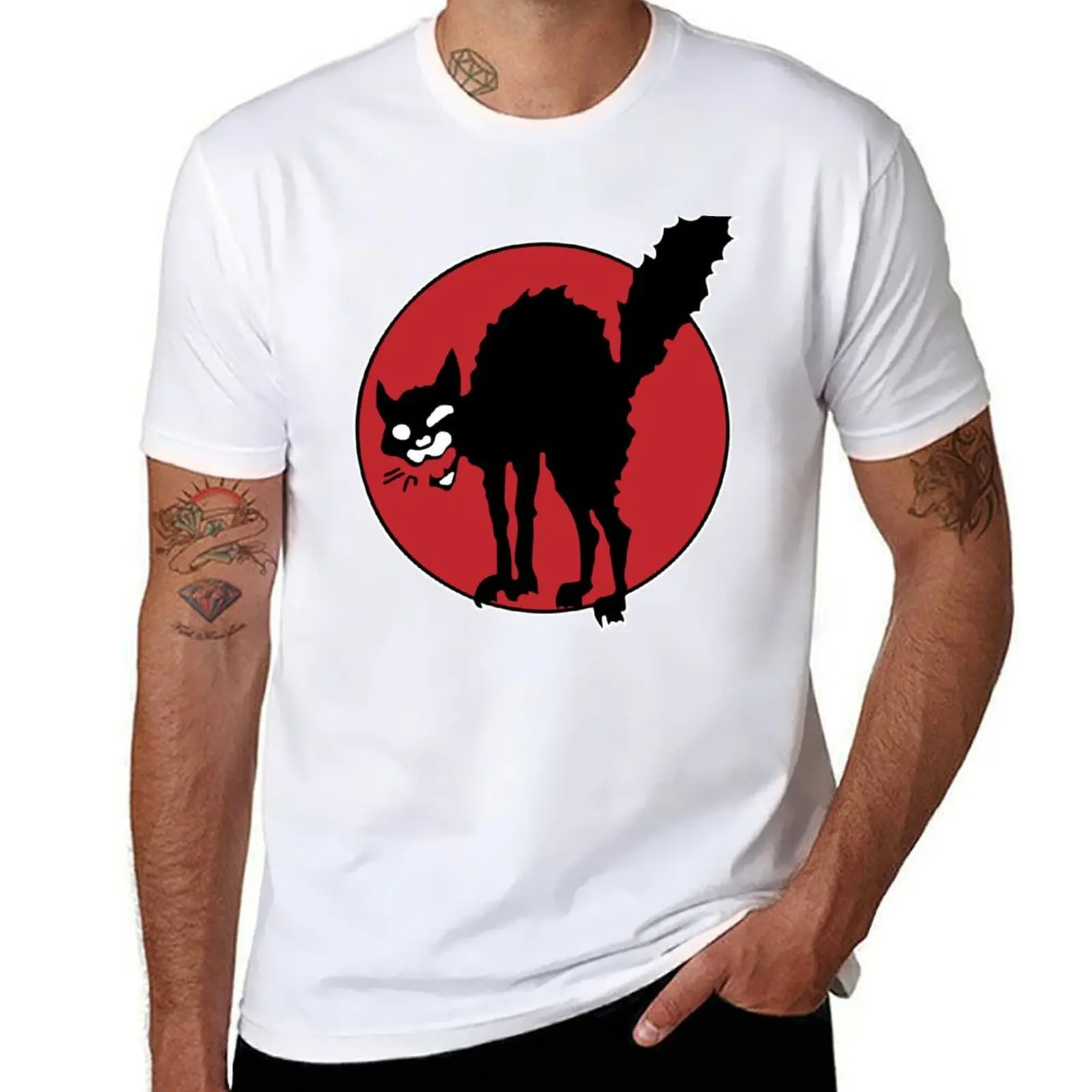 wild cat T-Shirt mens graphic t shirts t shirt man plain T-Shirt