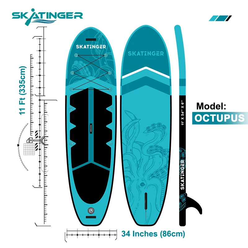 Wholesale electric sup board 11' Stand up  paddle board inflatable paddle surf waterplay surfing jet surf electric surfboard