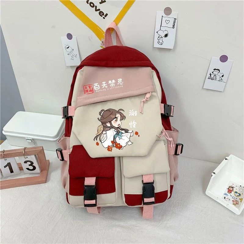 حقائب مدرسية للطلاب والمراهقين من Tian guan ci fu، حقائب ظهر Mochilas Anime ذات سعة كبيرة للفتيات والأولاد