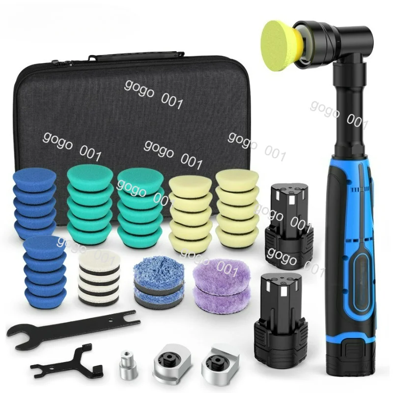 Cordless Random Orbital Polisher Handheld Detail Sander for Car Scratch Removal Waxing