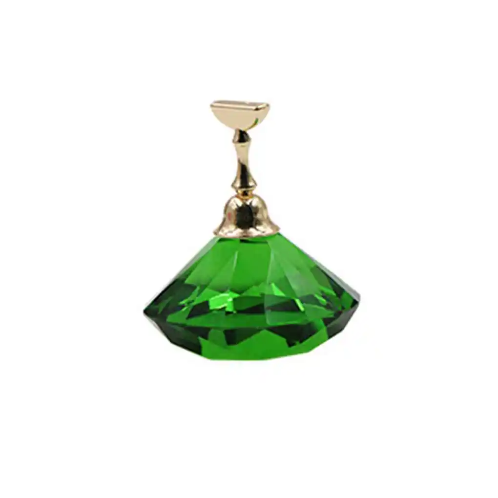 

1 Set Crystal Base Magnetic Nail Holder Nails Tips Practice Training Display Stand Gel Salon DIY Manicure Tools