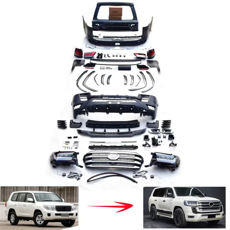 

Ramand Newest Car Body Kit for Land Cruiser 2008-2015 Upgrade to LC300 2022