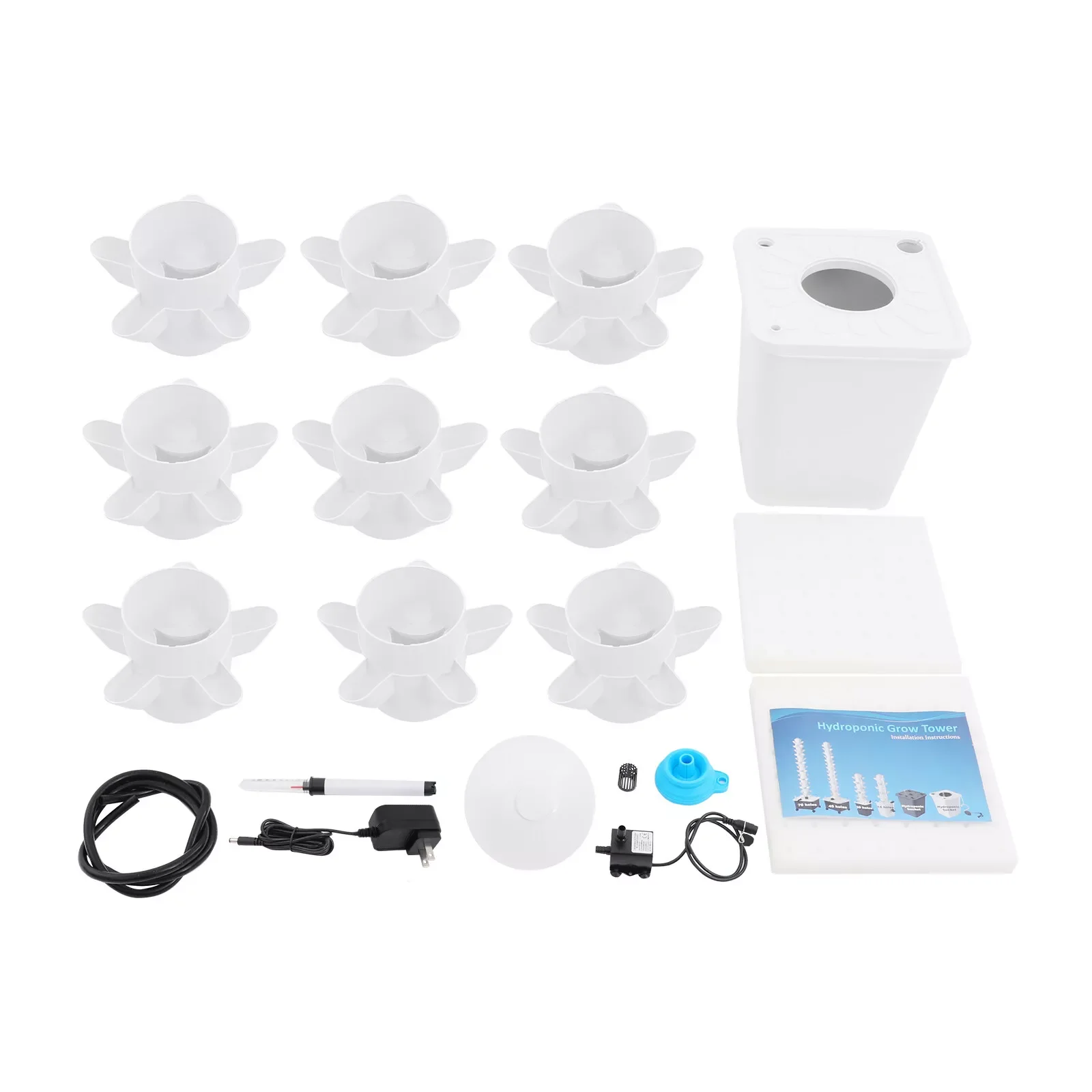 45-Pod Hydroponic Tower Growing Mechanism Hydroponic Growing Kit Garden Home