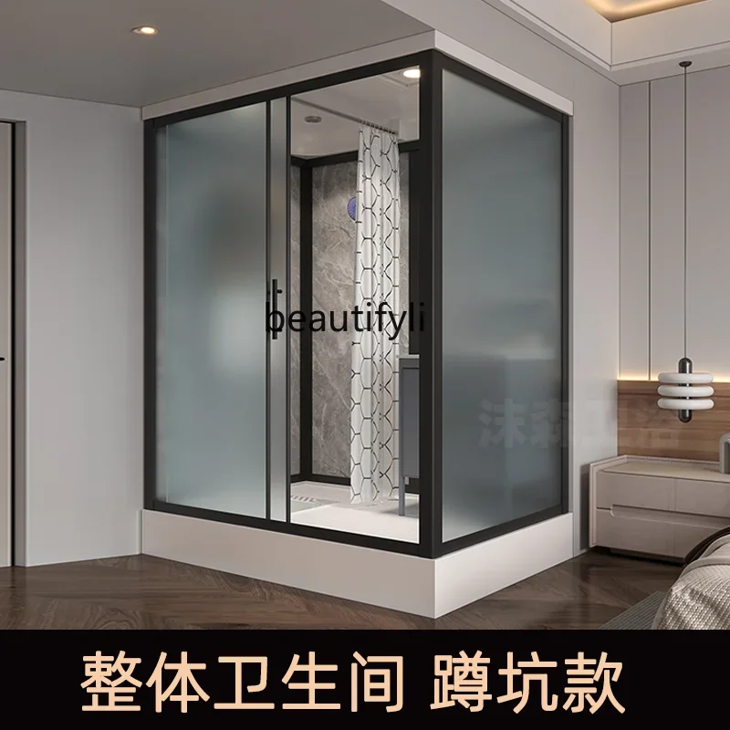 

FF Integral shower room Integrated household bathroom Bathroom Squatting pit construction site apartment