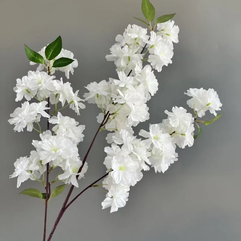 

10 шт. искусственных веток сакуры Malus Spectabilis высотой 104 см для свадебного декора и флористических композиций.