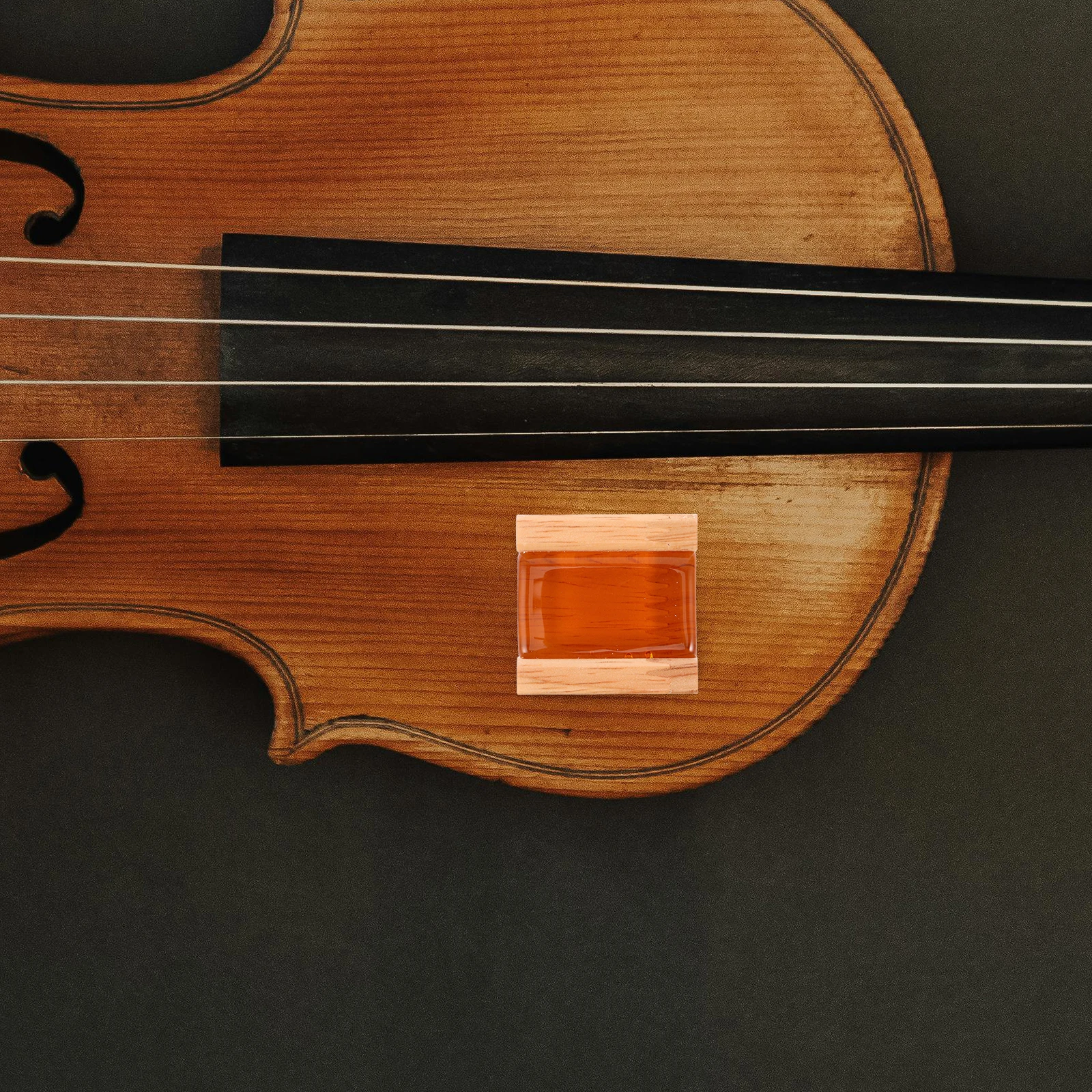 

Dust-free Pine Scent Cello Bow Resin Rosin for Bows Violin Wooden Box Light Natural