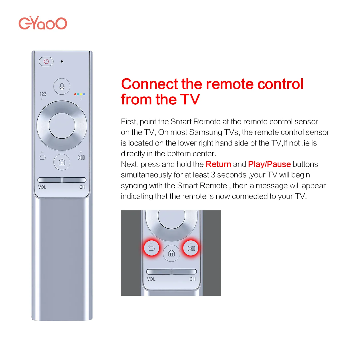 BN59-01270A TV Voice Remote Control BN59-01300 Series For Samsung QLED NeoQLED Crystal Clear Series TVs Remote Controls