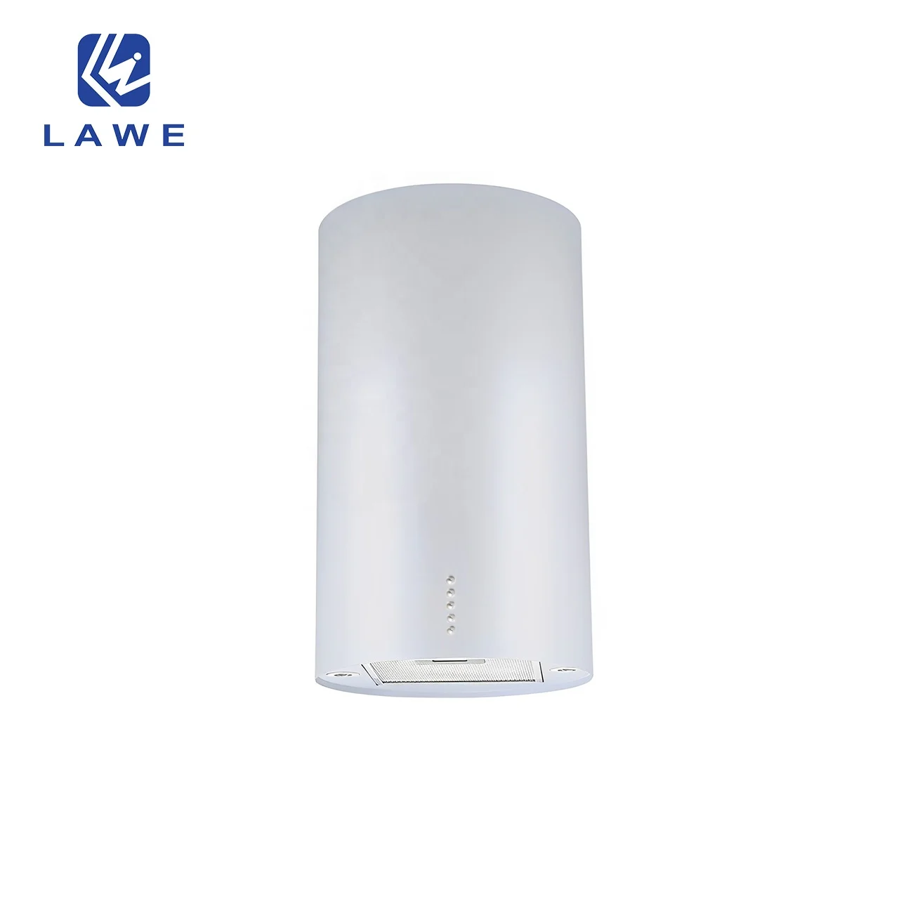 تركيب دائري لأجهزة المطبخ باللون الأبيض في شفاط نطاق جزيرة السقف مع ضوء LED