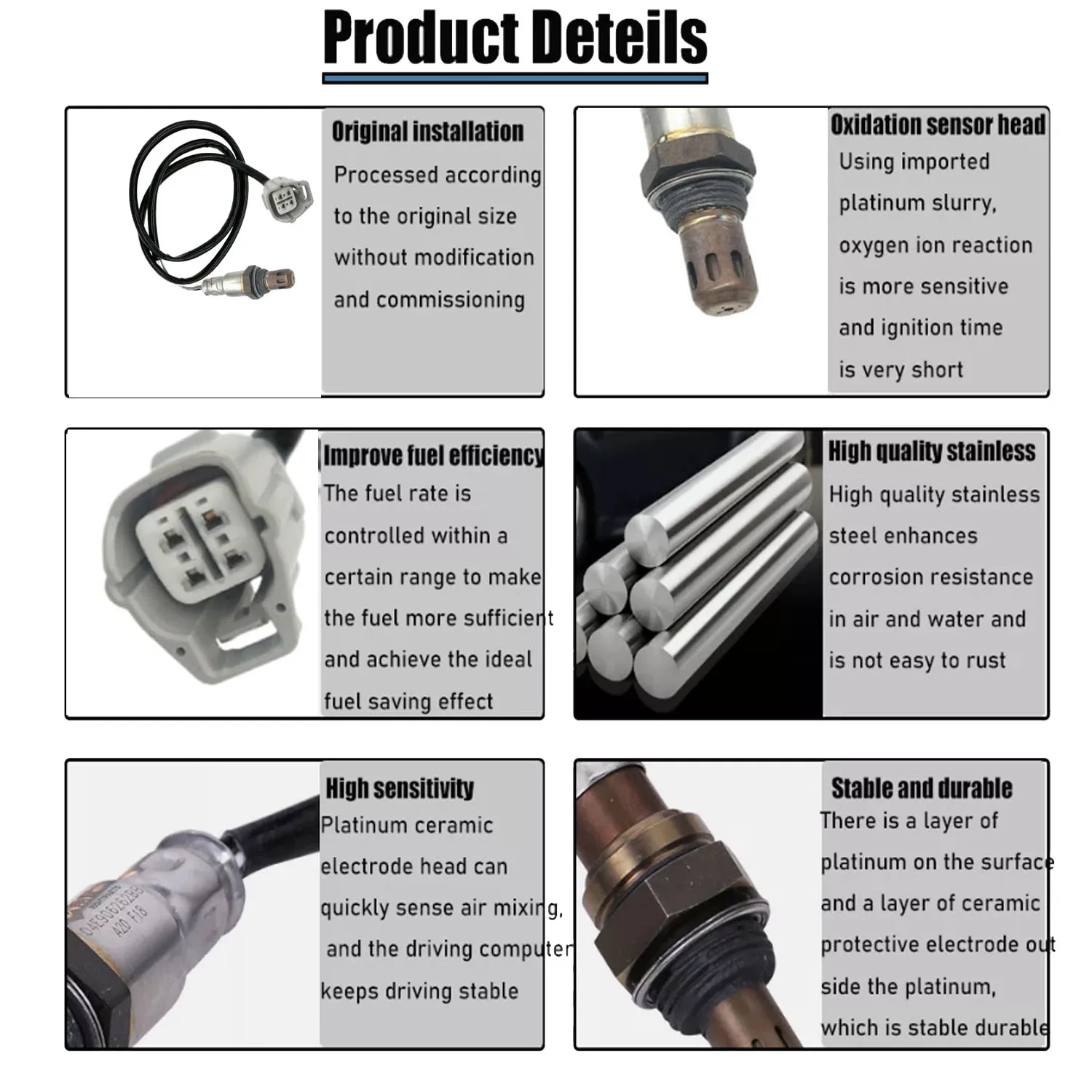 Lambda Probe O2 Oxygen Sensor 50051598 For ABARTH FIAT 124 Spider 1.4 2016-2021 - view 5