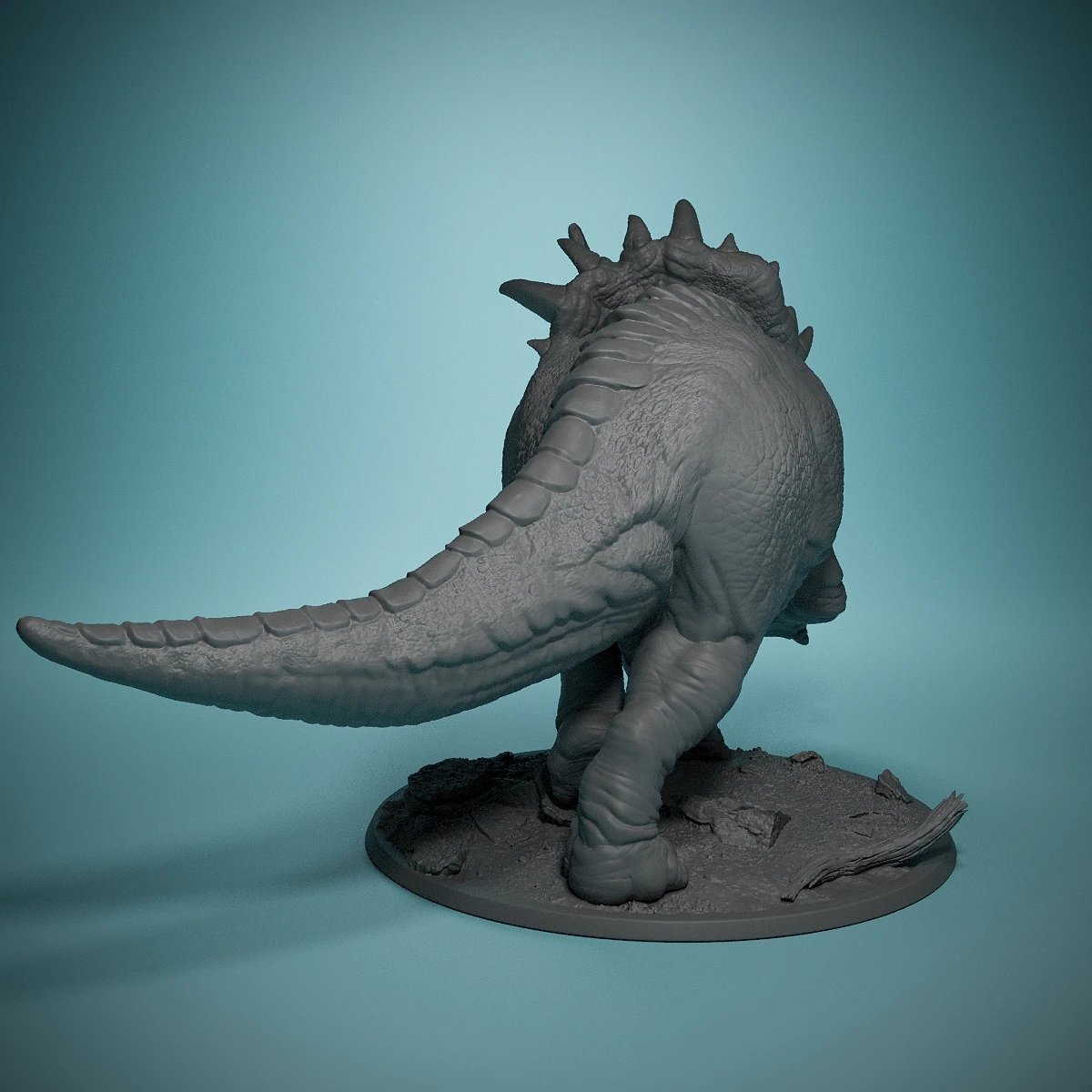 Sinoceratops-Tampo miniatura Alpha D & D, miniaturas de resina, perfeito para jogos de mesa e RPG em miniatura pintada à mão