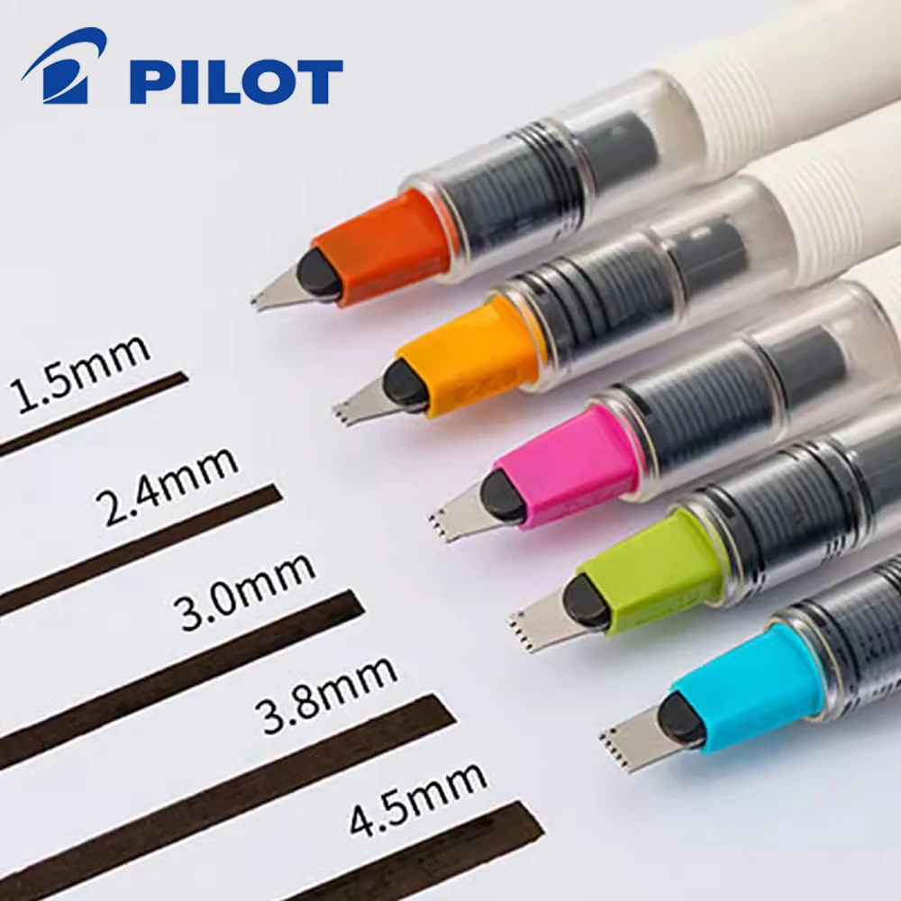 

Pilot Parallel Pen Fountain Pen FP3-SS Special Font Writing Goethe Body Adult Artwork Duckbill Nib Cute School Art Stationery