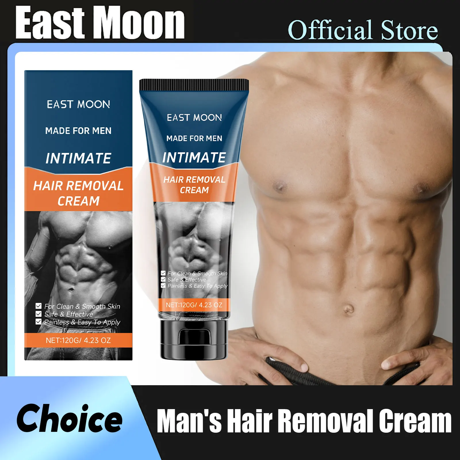 شرق القمر زبدة الشيا كريم إزالة الشعر الجزء الحميم مثبط النمو الدائم رائحة جيدة رجل الجسم كريم إزالة الشعر غير مؤلم