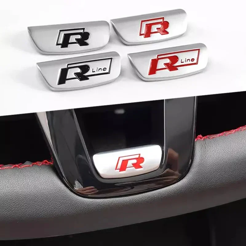 

Volkswagen R Emblem Zinc Alloy Car Steering Wheel Trim Buckle For VW Golf Polo GTI Tiguan CC Passat Variant Jetta Santana Atlas