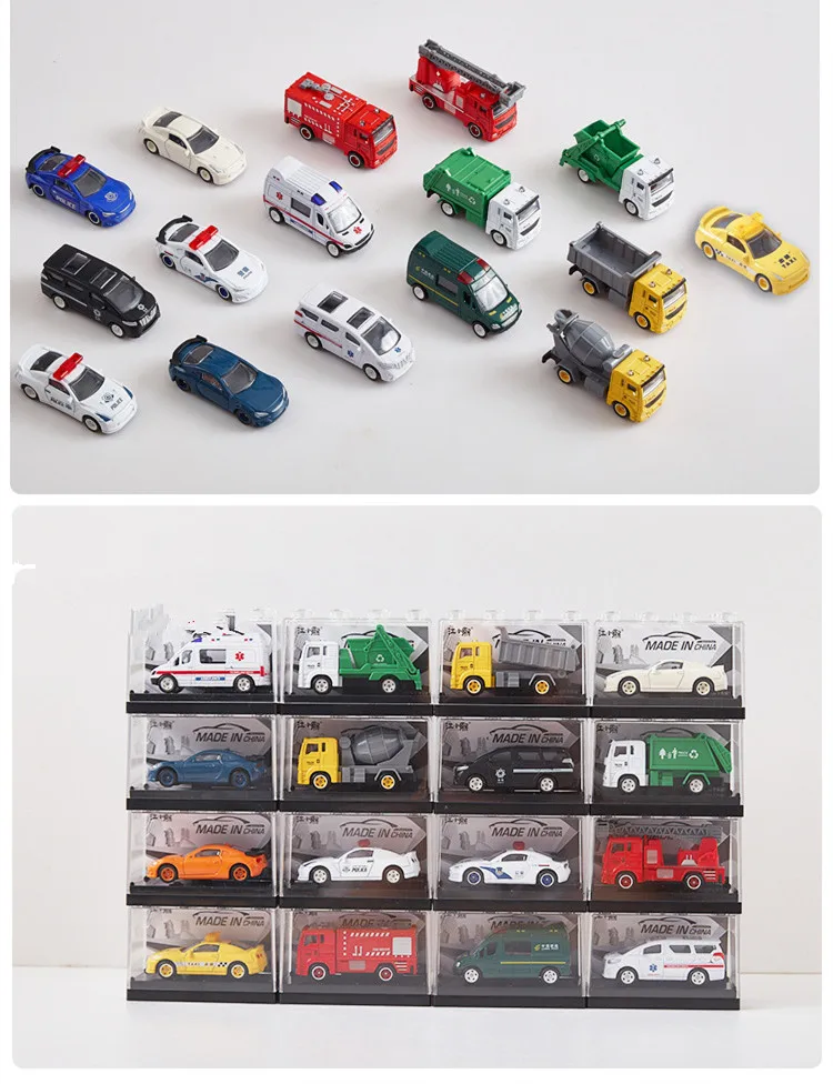 New product 1:64 alloy mini rescue car model,simulation engineering vehicle,airplane toy,wholesale