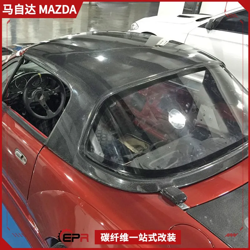 مناسبة لاستبدال وتركيب علوي قابل للتحويل من ألياف الكربون Mazda MX5 NA