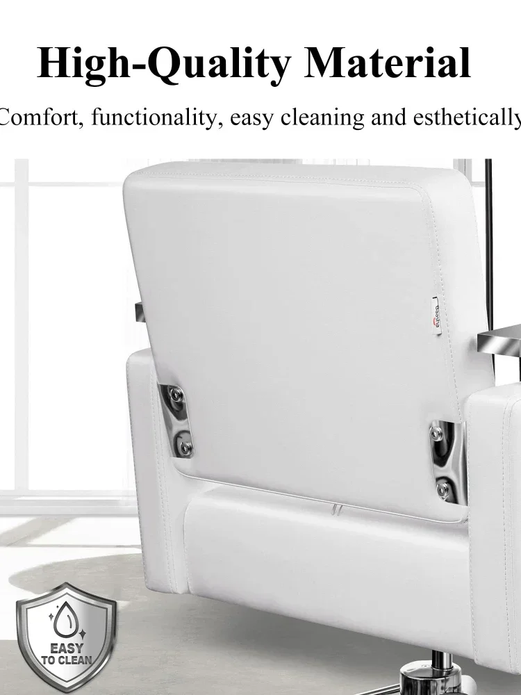 Chaise Baasha, chaise violette pour cheveux élégants, chaise à cheveux