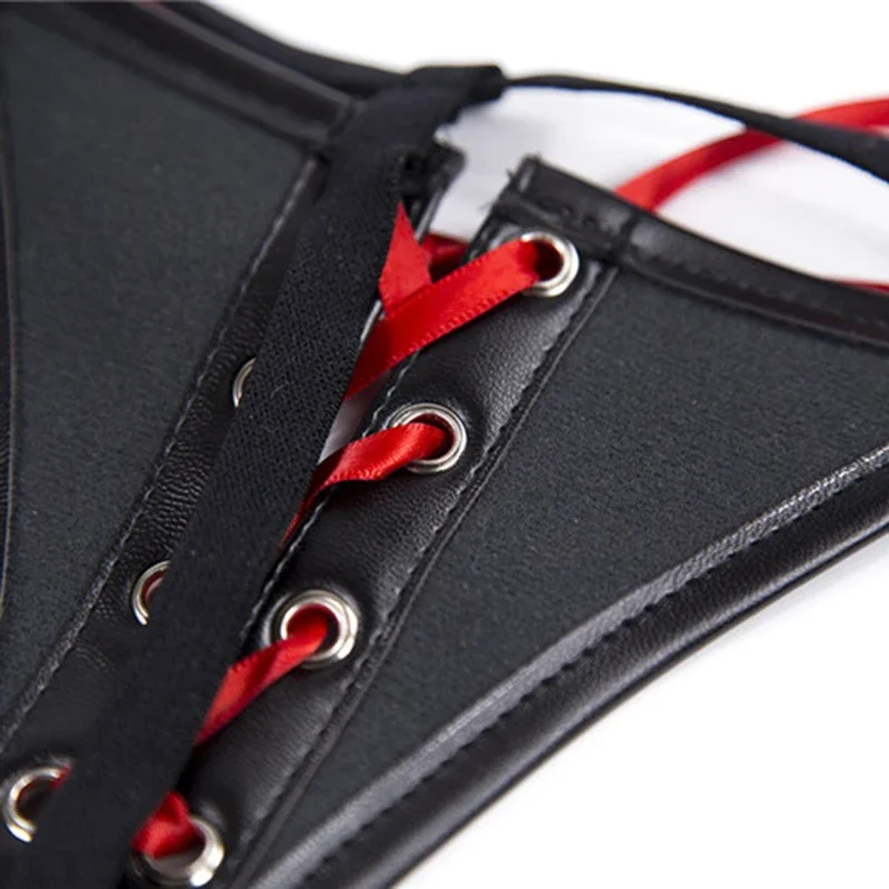 조절 가능한 에로틱 섹시 가죽 끈 팬티 여성용 정조대 하네스 BDSM 본디지 팬티 페티쉬 란제리 성인용품