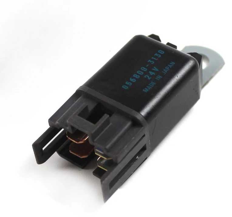 1Pcs 24V Relay with 4 Pins 56800-3130 ND056800-3130 fits Komatsu Denson PC200-7 Excavator Truck Car Repair Parts,