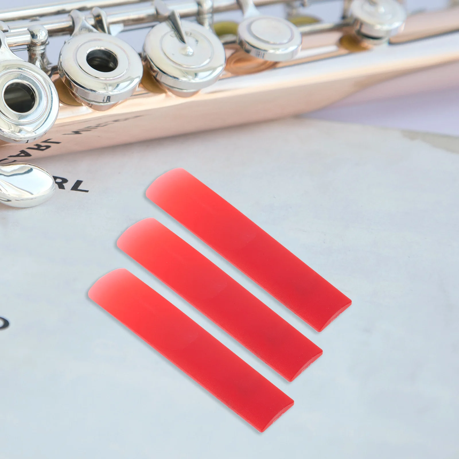 

3 Pcs Resin Reed Reeds Clarinet Parts Plastic Replacement Accessory for Accesories Beginners