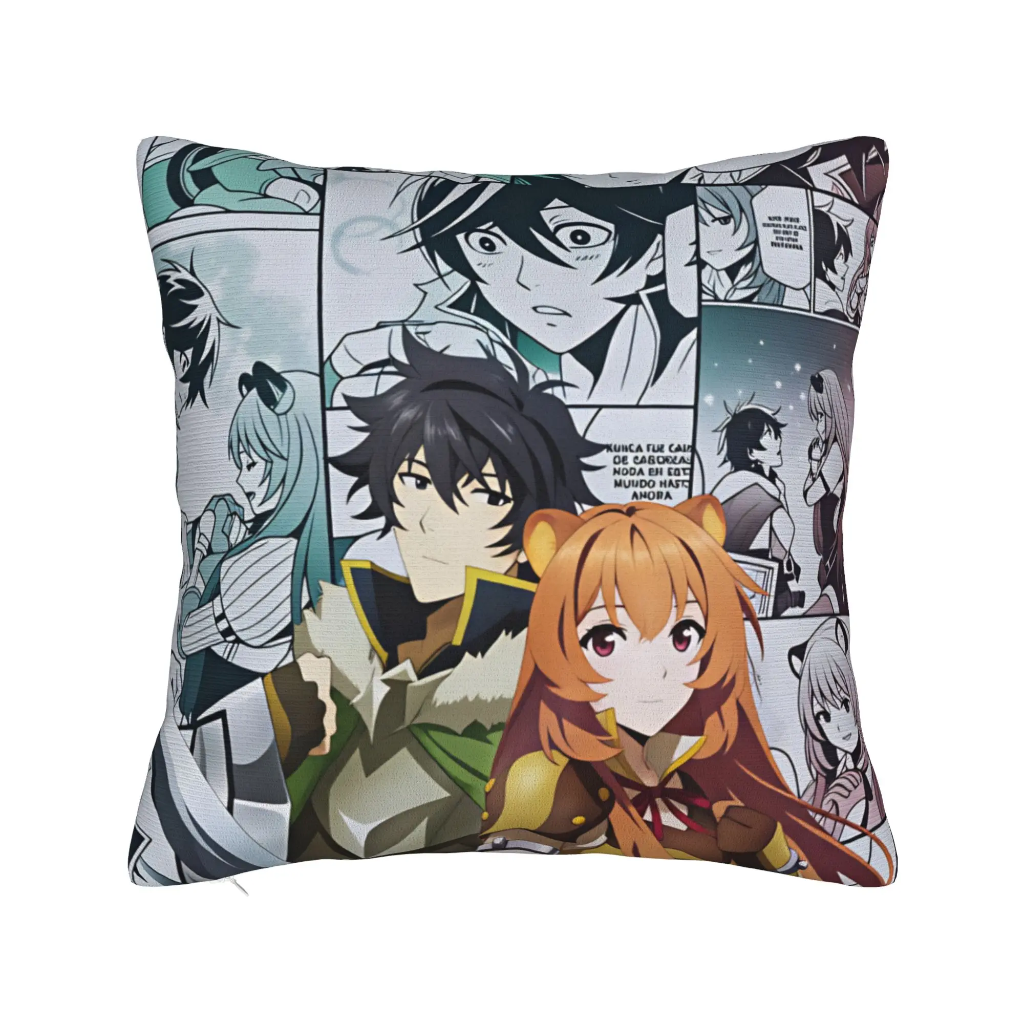 Raphtalia S-Shield Hero TRotSH Pillow Case  Cute Funny Pillow Cover Design Pillowcases For Sofa Couch Bed Living Room