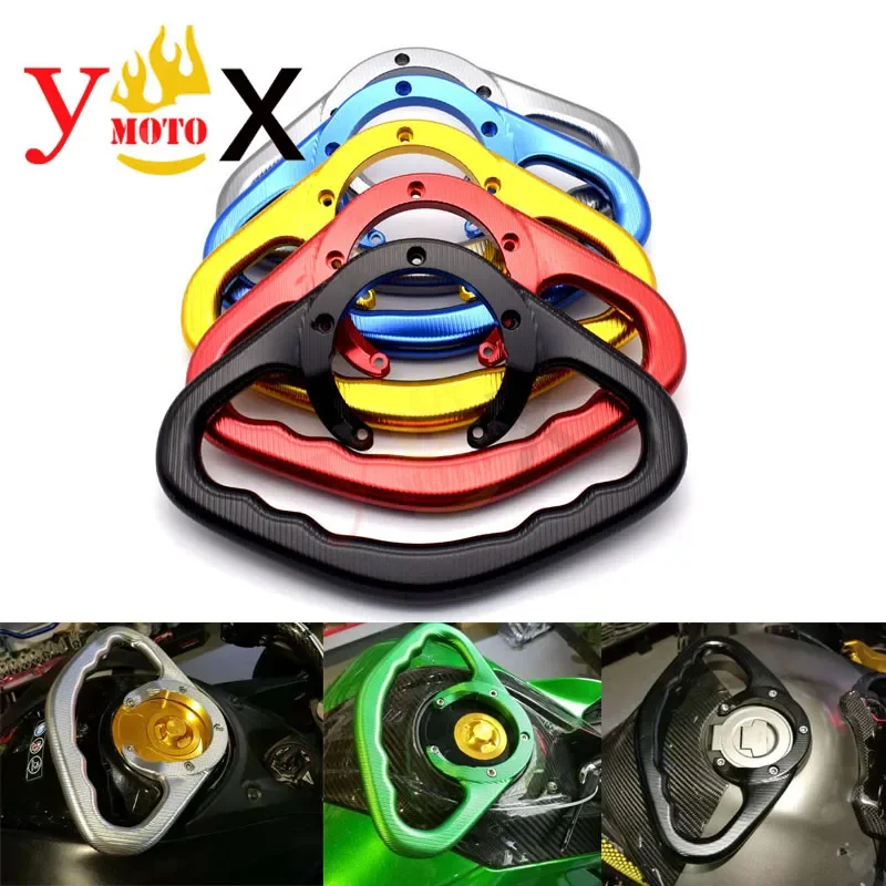 

Передняя ручка для пассажира мотоцикла, поручни для бака, подлокотник для Kawasaki ER6N ZZR600 ZZR1200 ZZR1400 Ninja 750R KLE1000