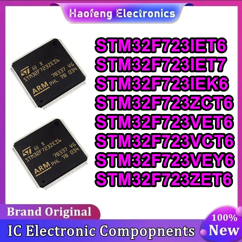 

STM32F723IET6 STM32F723IET7 STM32F723IEK6 STM32F723ZCT6 STM32F723VET6 STM32F723VCT6 STM32F723VEY6 STM32F723ZET6