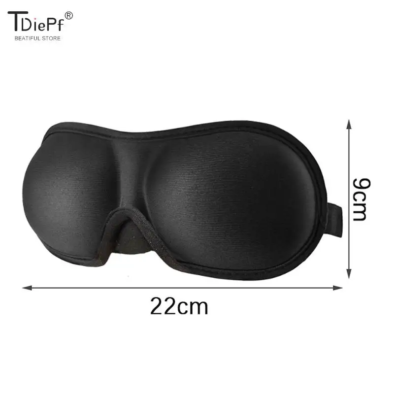 1Pc 3D Eye Masks Travel Sleep Soft Natural Padded Shade Cover Rest Relax Eye Patch For Women Men 3D Sleeping Blindfold Eye Mask