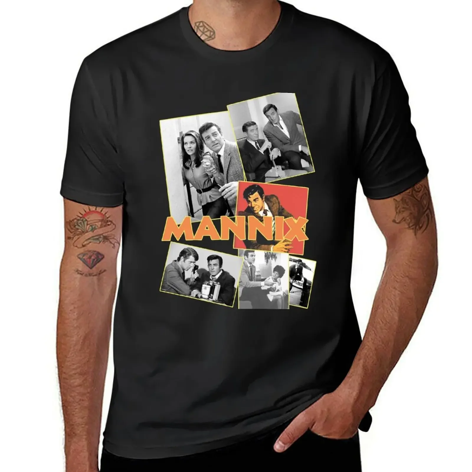 

Private detective Joe Mannix T-Shirt Louboutins custom t-shirts new edition oversized graphic tee mens t shirts top quality