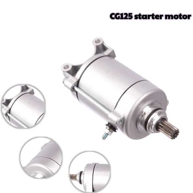 

Motorcycle Starter Motor 9 teeth Clockwise rotation For Honda CG125 CG150 CG 125cc 150cc 200cc