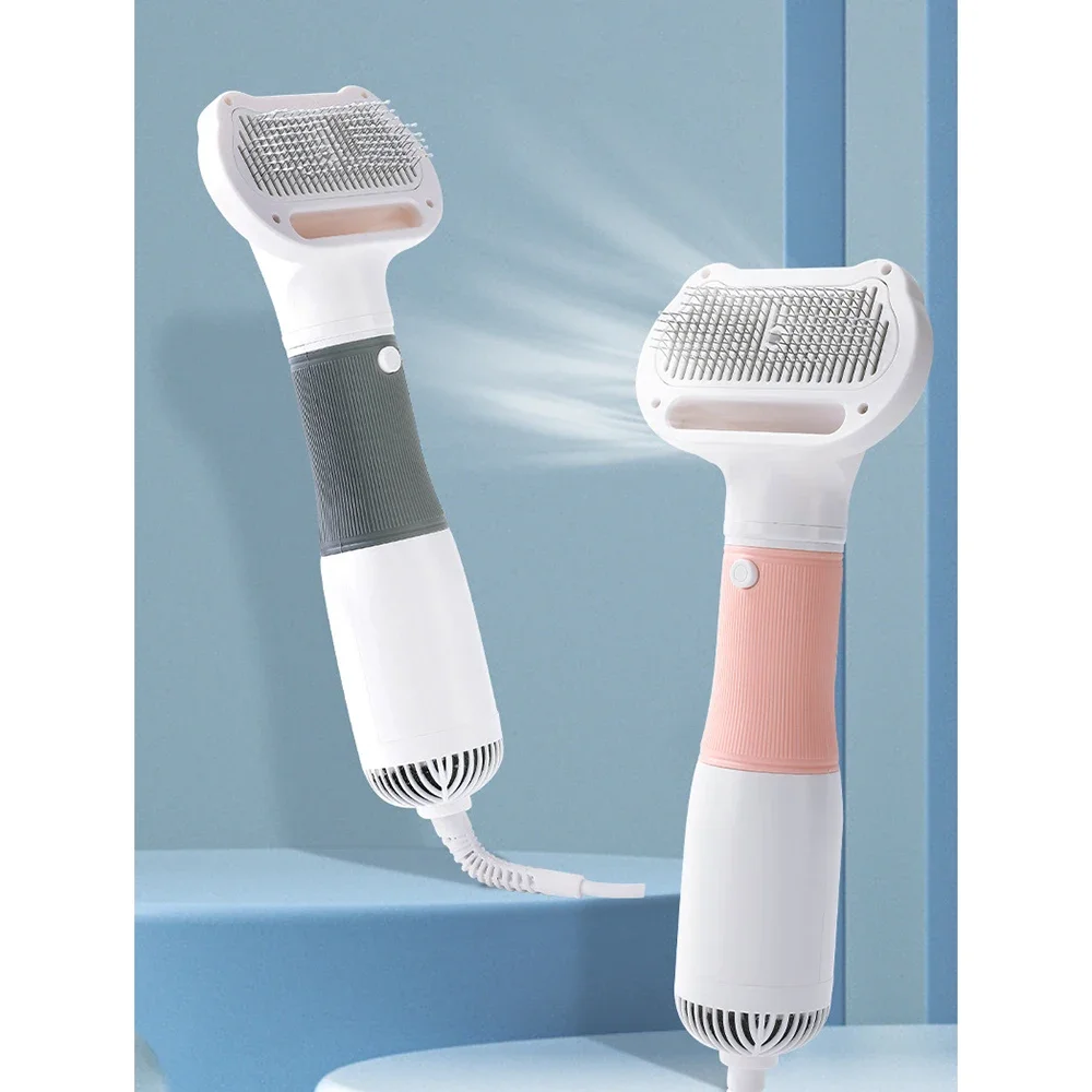 Pet Hair Dryer and Grooming Tool - Low Noise, Portable and Temperature Adjustable -for Hair Removal Pet Hair, Household Cleaning