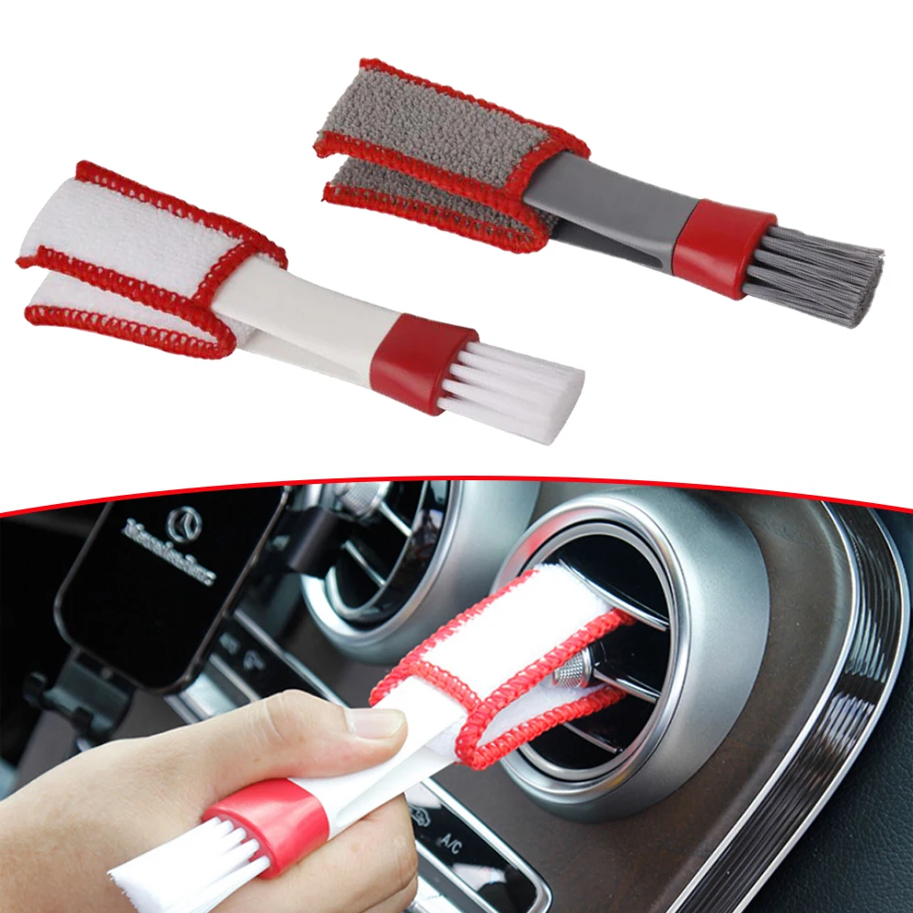 

Car Air Conditioner Vent Brush Microfibre Car Grille Cleaner Auto Detailing Blinds Duster Brush Car-styling Auto Accessories