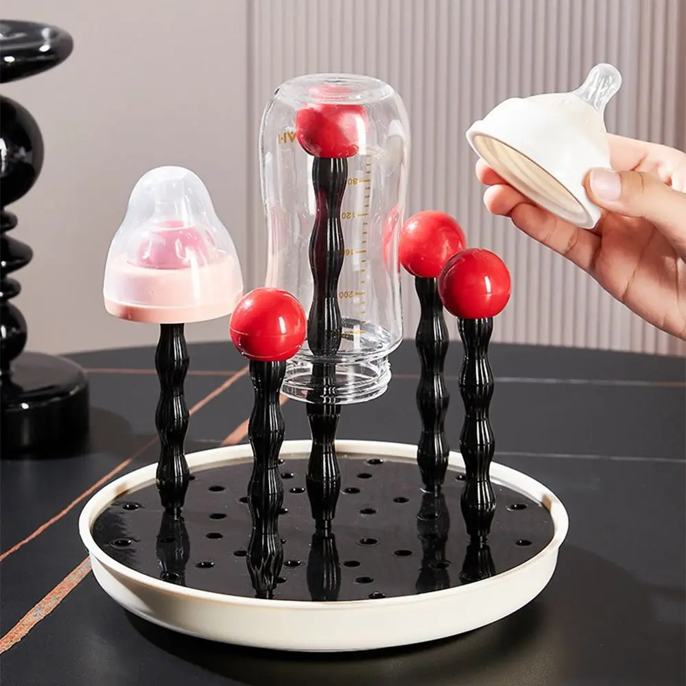 

Creative Rotating Drying Rack Detachable Plastic Rotatable Cup Holder Center Handle Rotatable Bottom Cup Storage Holder