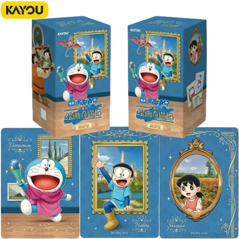 KAYOU Authentic Doraemon Card DaXiong's Painting Adventure and Shadow Bag Kawaii Anime Peripheral Collection Card Gift