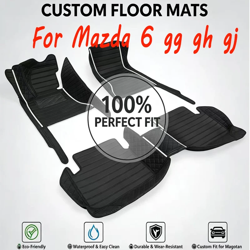 

Custom Car Floor Mats for Mazda 6 gg gh gj 2009 2010 2011 2012 2013 all model auto accessories