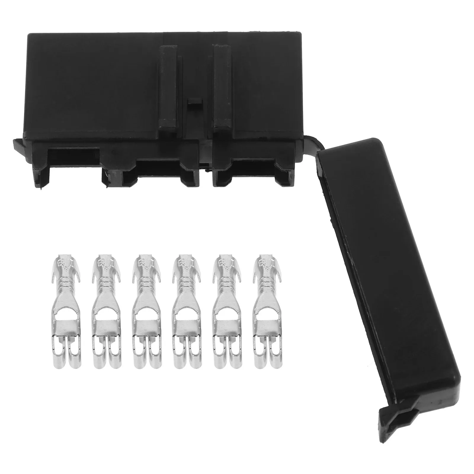 

3-Way Automotive Fuse Holder Multi-Function Marine Fuse Panel Durable Fused Distribution Block Auto Terminal