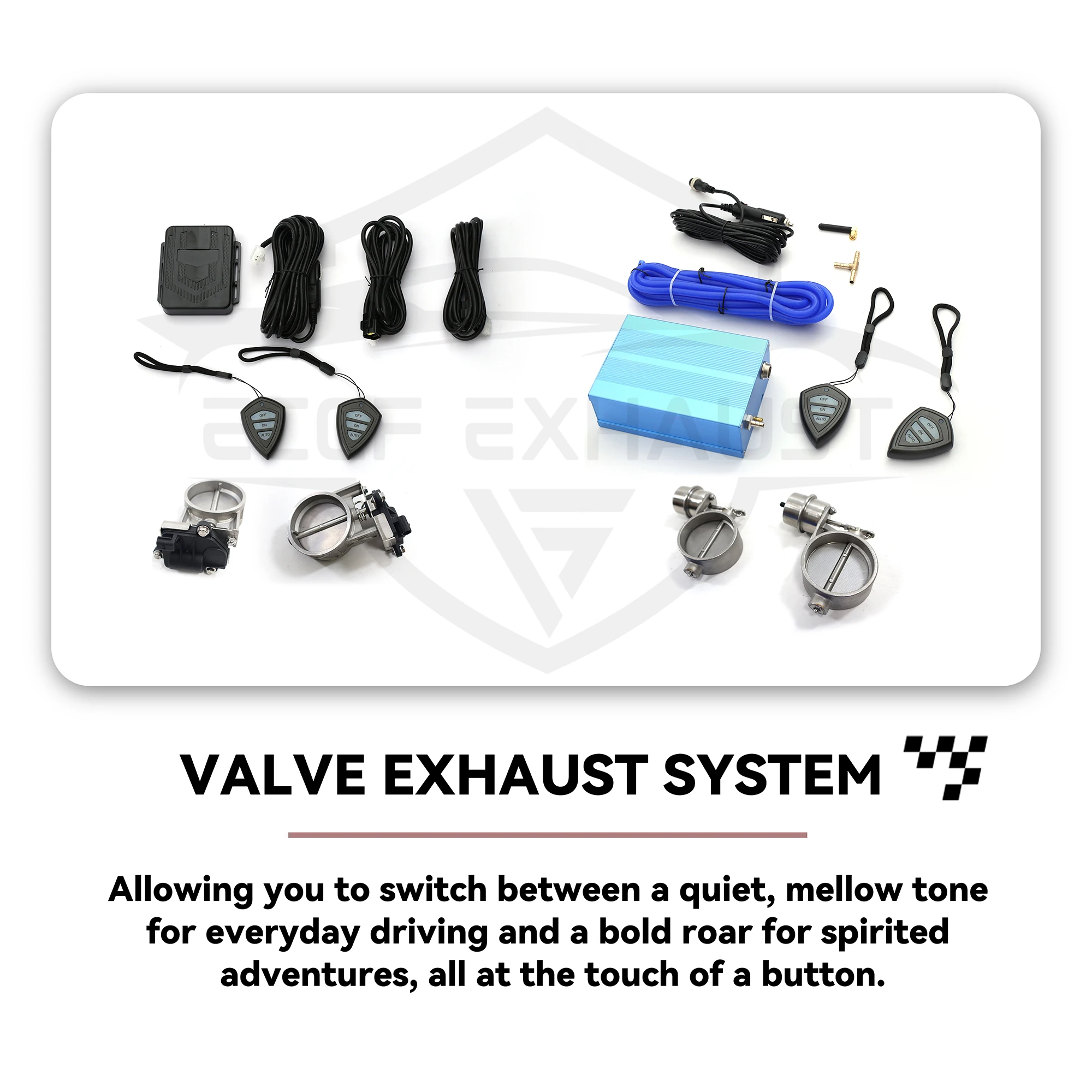 عادم Catback الرياضي ECCF مع أنبوب رنين لأودي S4 S5 B8 B8.5 ترقية أداء صوت العادم العدواني