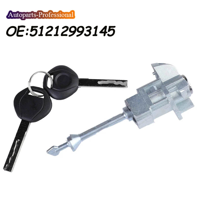 New Front Left Side Door Lock Cylinder W/ 2 Keys 51212993145 51217310733 51212993147 For BMW X1 28i 28ix 35ix sDrive 12-15