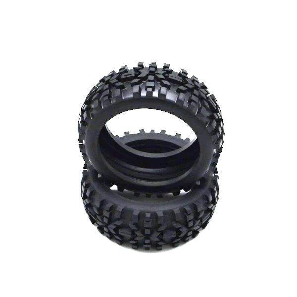 4Pcs 1/8 4WD Nitro Off Road Buggy Tires Wheel for 1:8 Scale RC Car HSP HPI Kyosho ZD Hongnuo Redcat Trxs