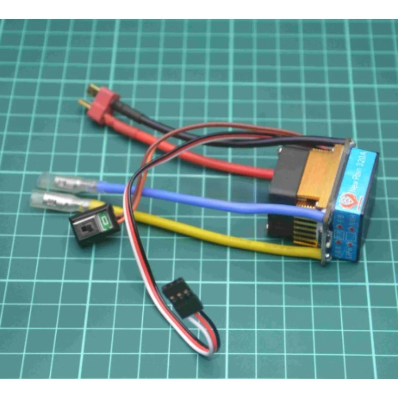 2-3S high voltage version 320a waterproof with fan brush electric shunting ship model remote control model accessories