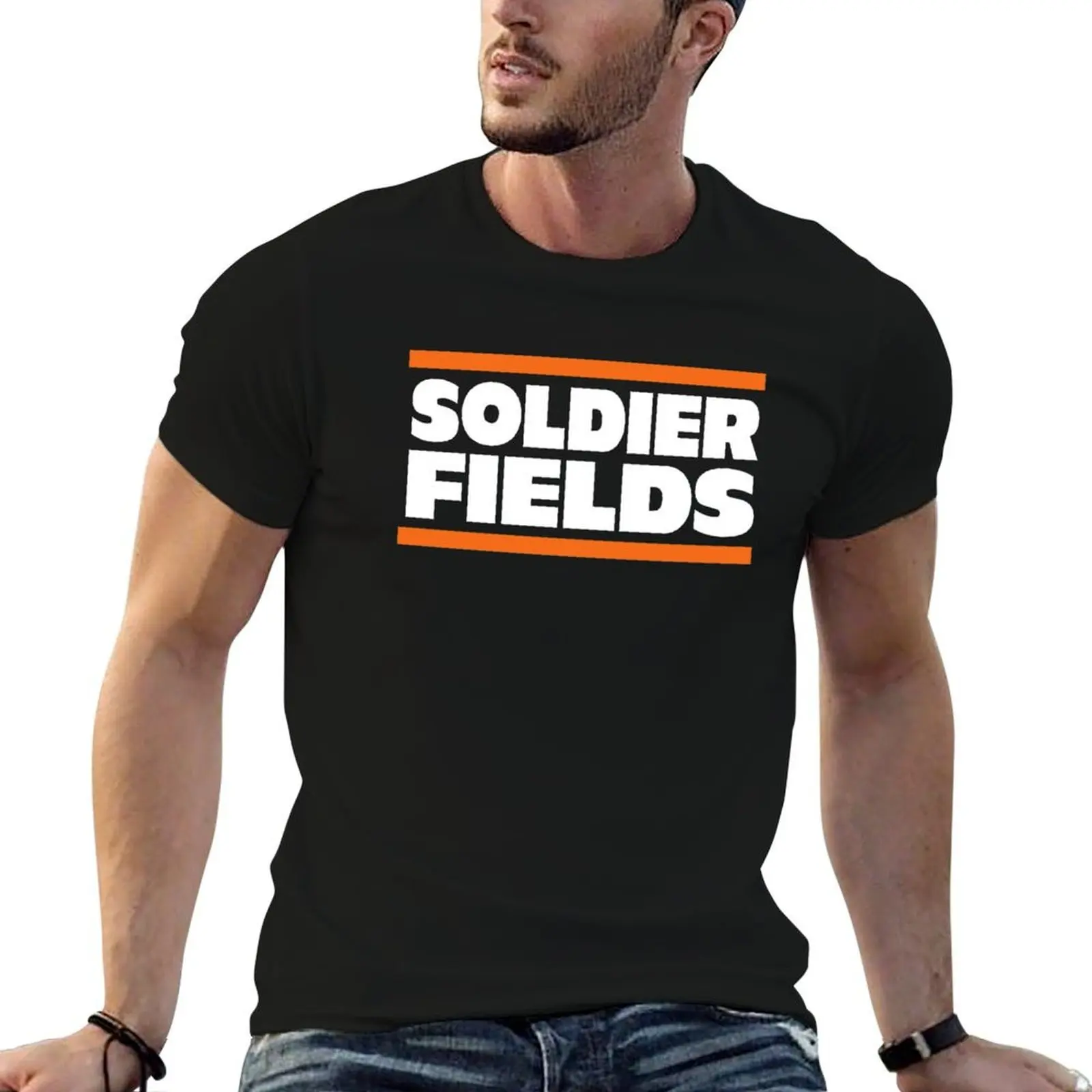 

Soldier Fields T-Shirt essential t shirt mens graphic t shirts t shirt for man T-shirt